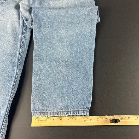 Y2K Levi's Jeans Mens 34x28* 560 Loose Tapered Blue Faded Cotton Denim Tag 34x30 - Picture 11 of 16